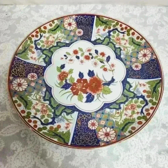 Old IMARI Vintage Japanese hand painted 10" plate - Picture 2 of 4